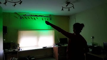 Kinect + DMX RGBW Lamps + Magnetic