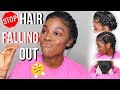 WHY MY HAIR DON'T FALL OUT DURING WINTER ANYMORE | Protective Hairstyles