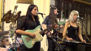 Larkin Poe perform Jesse at Wigan Parish Church 7th August 2013