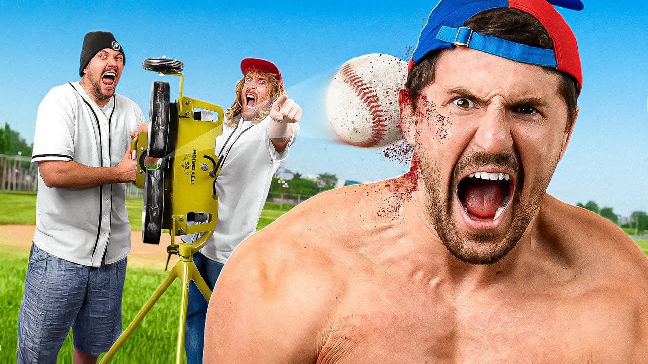 I Got Shot By A Pitching Machine For Science (Ft. Marty and Michael)