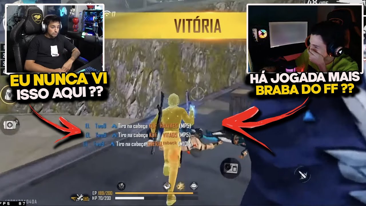 TWO9 REAGINDO AO CORINGA REAGINDO A MELHOR JOGADA DA CARREIRA DE CADA ...