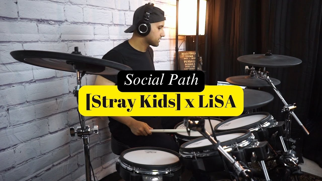 Stray Kids - Social Path (feat. LiSA) | Drum Cover [Roland TD30]