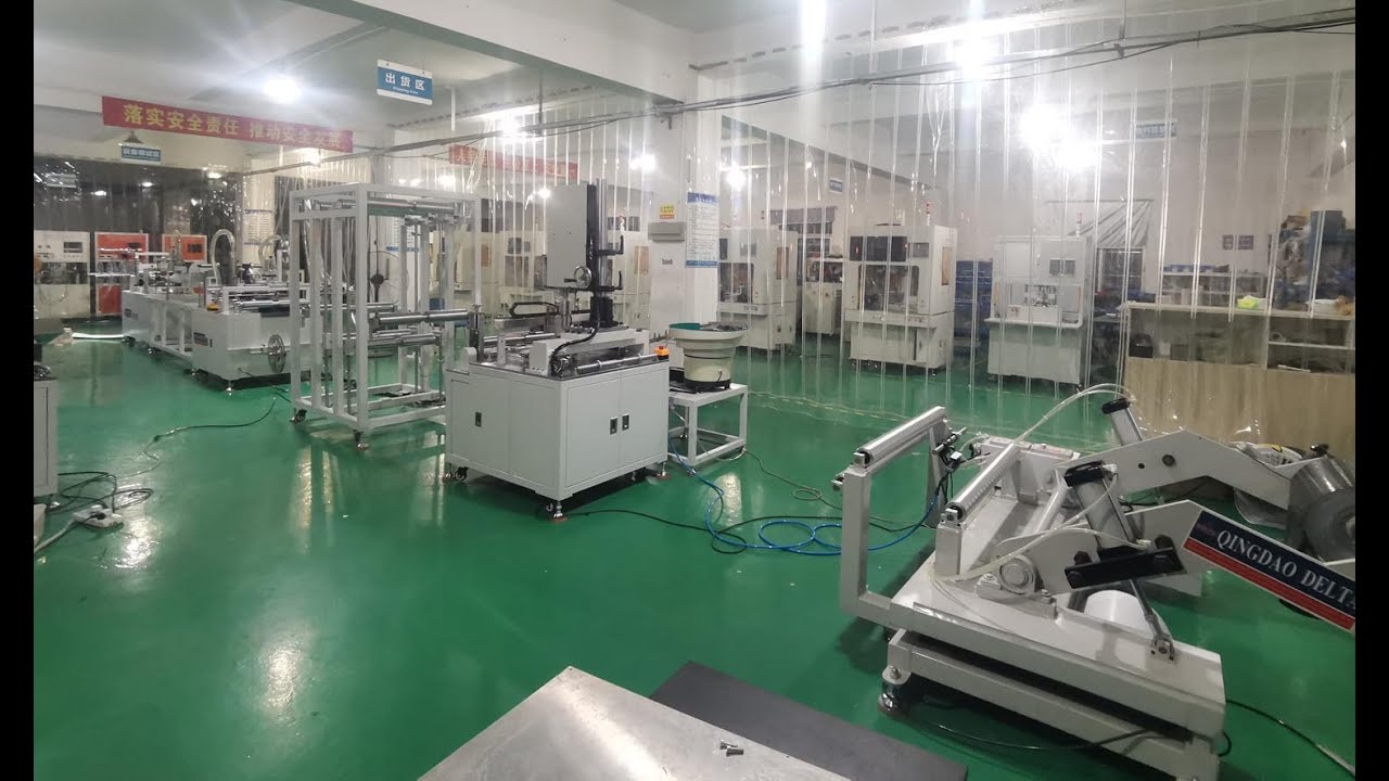 fully automatic pvc fabric agricultural irrigation hose machine heat tube sealing fabric feeding