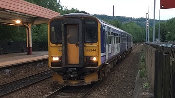 Leyland Bus/BREL Class 155 Super Sprinter 155344 at Sowerby Bridge Tuesday 31st May 2016