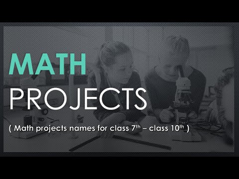 Easy Math Project Ideas