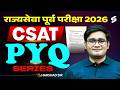 MPSC Prelims 2026 | MPSC Rajyaseva Prelims Csat PYQ Series Part-5 | MPSC Rajyaseva by Harshad Sir