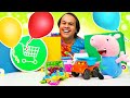 George Pig na Loja de Desejos: Aprendendo Através de Boas Ações! Vídeo Infantil.