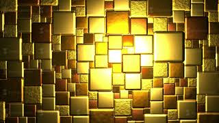 Golden Cubes Background In 4k
