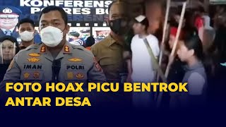 Foto Hoax Picu Bentrok Antar Desa di Bogor