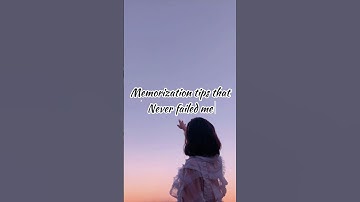 Memorization tips that never failed me #fypシ #students #aestheticstudy #studytips
