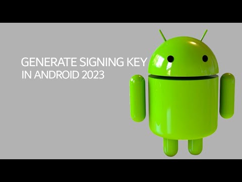 How To Generate Signing Key in Android Studio 2023 [ URDUहिंदी ]