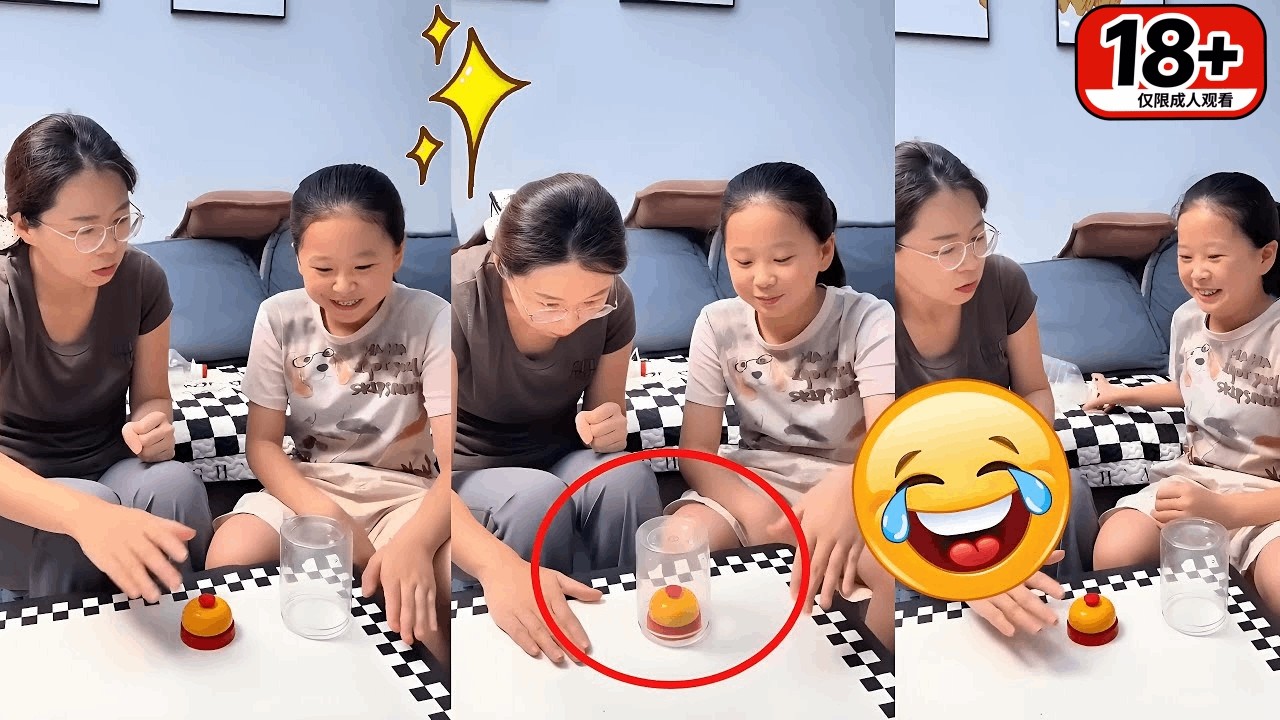 比手速挑战！妈妈被女儿打懵了，果然还得是闺女厉害！【大然和淼淼】