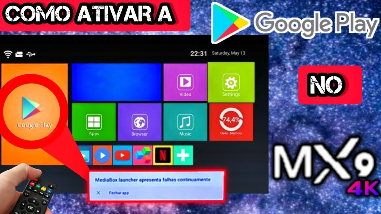 Como baixar aplicativo na TV BOX MXQ PRO 4k via Play Store