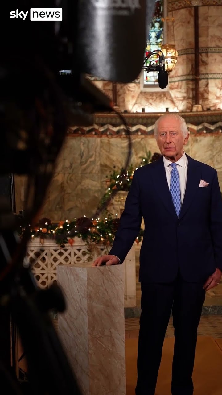 King gets ready for Christmas message