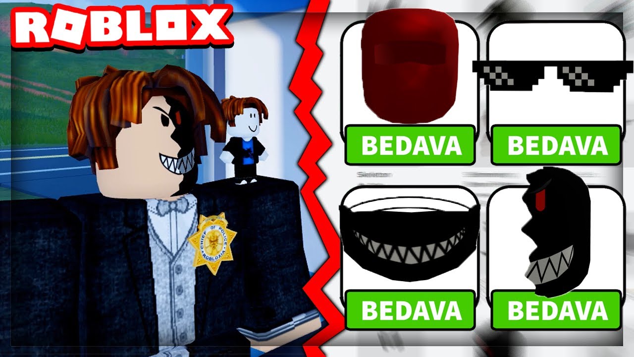 Bedavaya Yarim Yuz Ve Ninja Maske Yapma Bedava Item Roblox Turkce Seenseey Roblox Youtube - 4 trxsh black w white sleeves roblox sleeves black free roblox