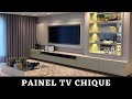 +77 Modelos de Painel TV CHIQUE com Toque de LUXO na Decoração em 2022