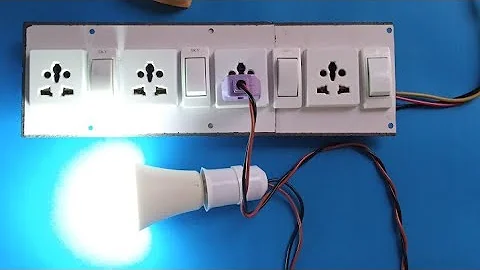 How to make an extension box//4 sockets+4swithes box wiring/Trending extension box wiring/ Rehaab tv