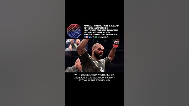 UFC 309 Jon Jones Stipe Miocic HW Championship Fight Prediction & Simulation Recap 🇺🇸👊🎮 #shorts