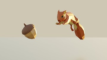 Squirrel Run Cycle | Blender Animation 2023