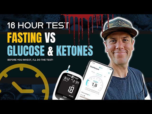 Ep. 353  Blood Glucose & Ketones Test Results After 16 Hours of Fasting w/  KETO-MOJO 