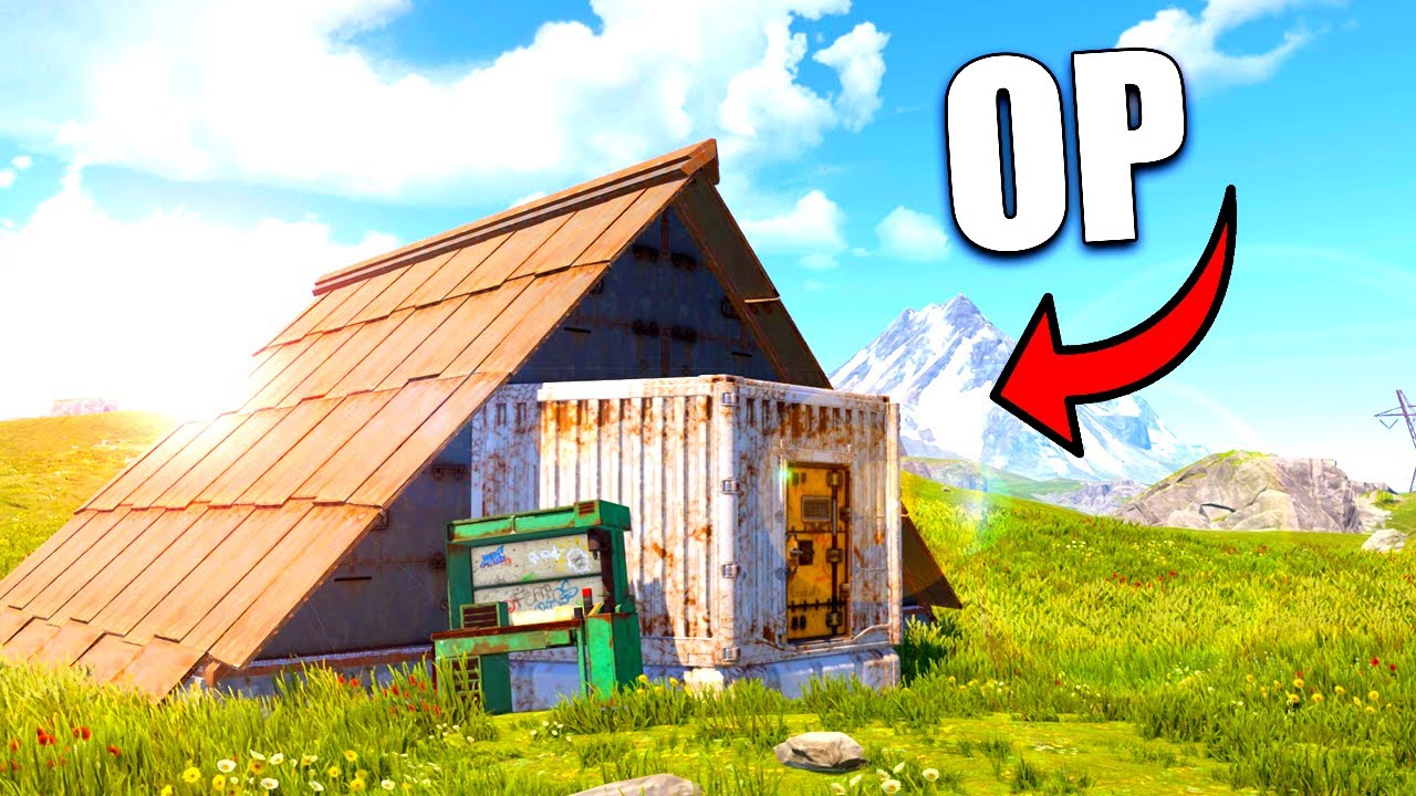 I Built A Broken OP Solo Base in Rust