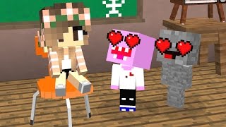 Minecraft Schule : Verliebt in ein Mädchen - Liebe & Kummer - Team Rocket - Minecraft Film deutsch