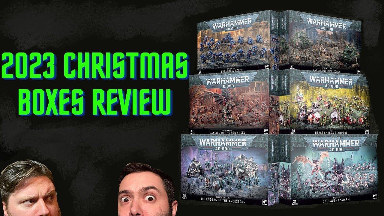 Reviewing the 2023 Warhammer Christmas Boxes YouTube