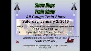 Snow Dog Train Show 2016