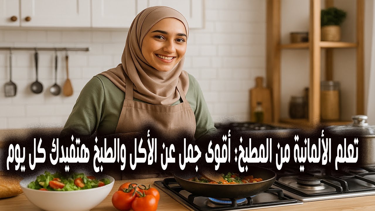 تعلم الألمانية من المطبخ: أقوى جمل عن الأكل والطبخ هتفيدك كل يوم
