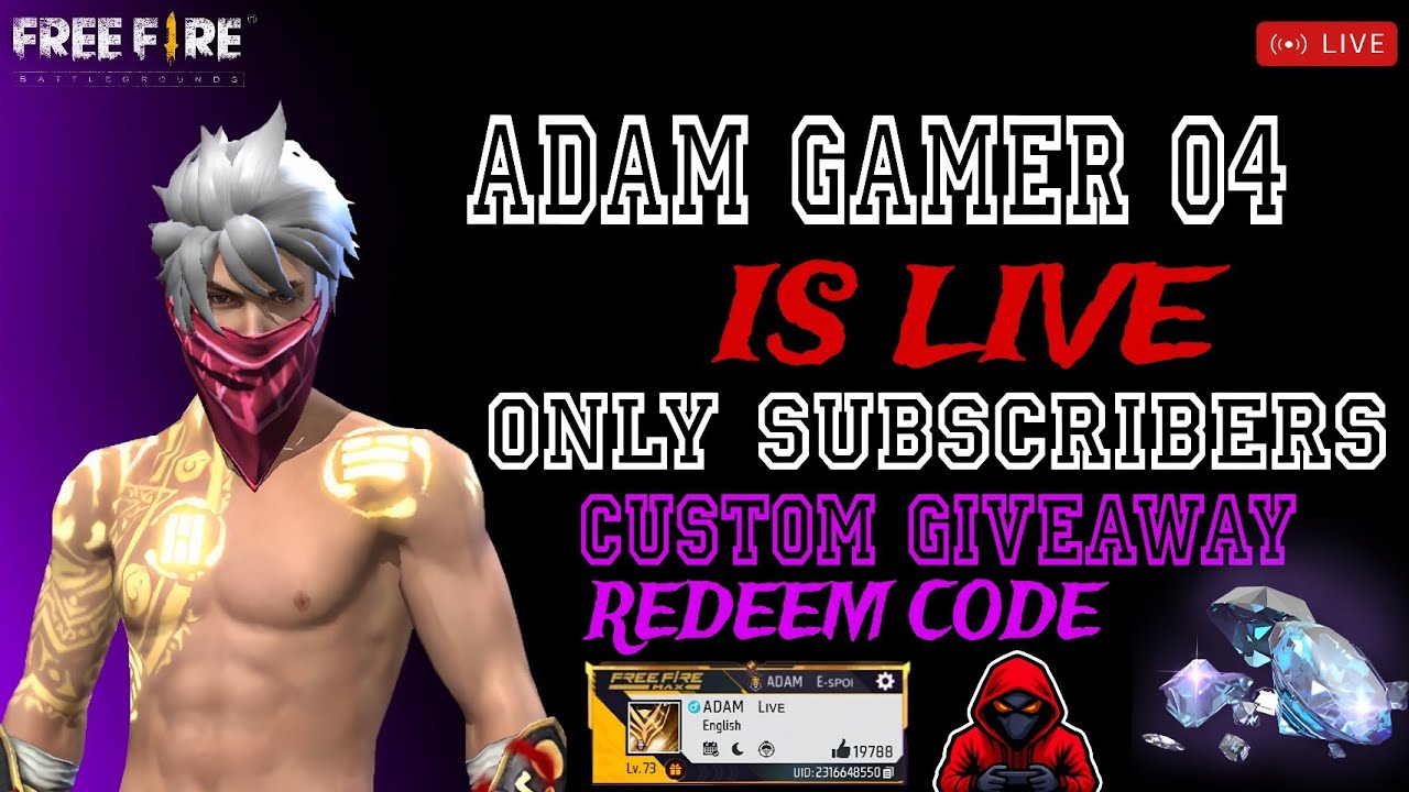 Adam Gaming is live