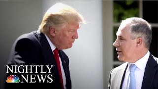 President Donald Trump Defends Embattled EPA Chief Scott Pruitt | NBC Nightly News
