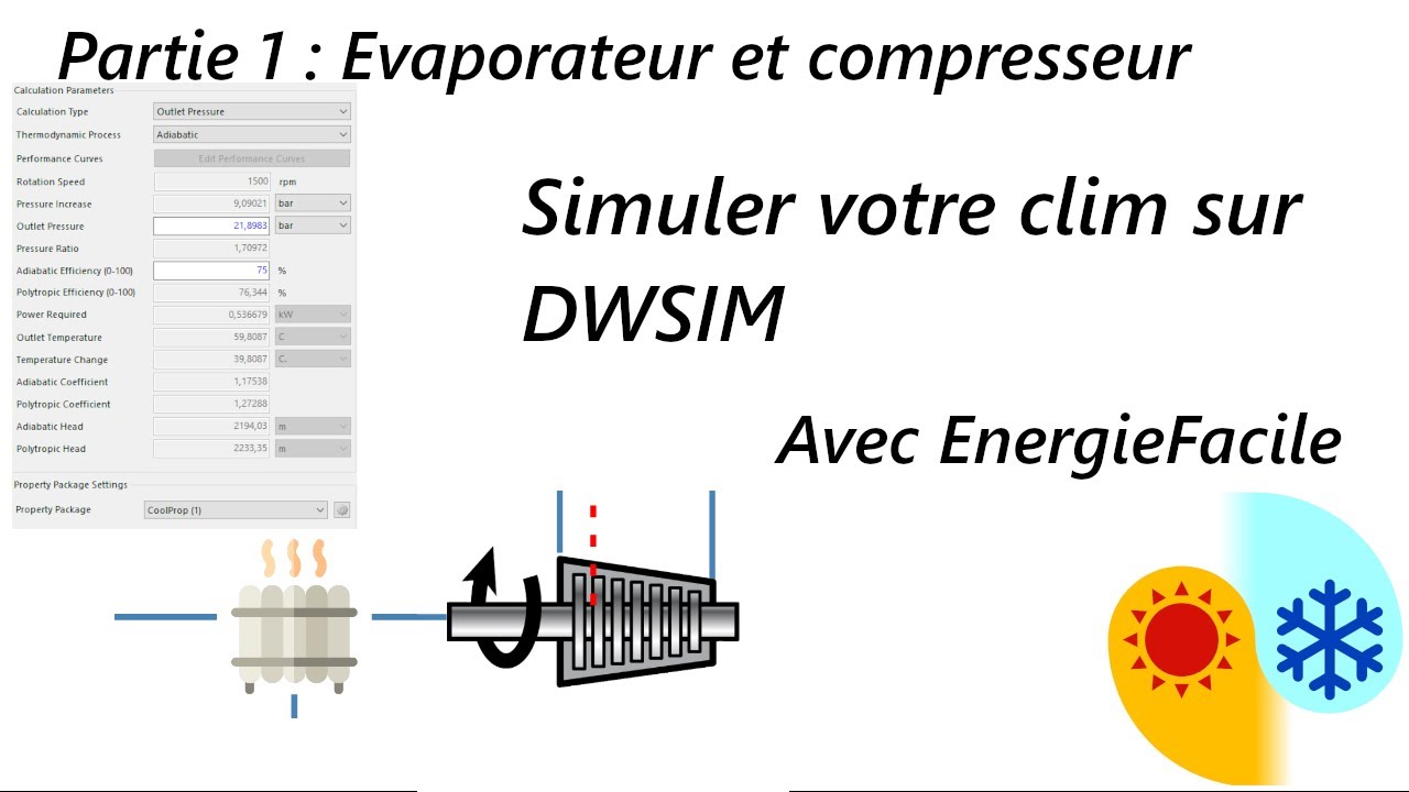 Simulons ta clim pas à pas partie 1 (Tuto DWsim)