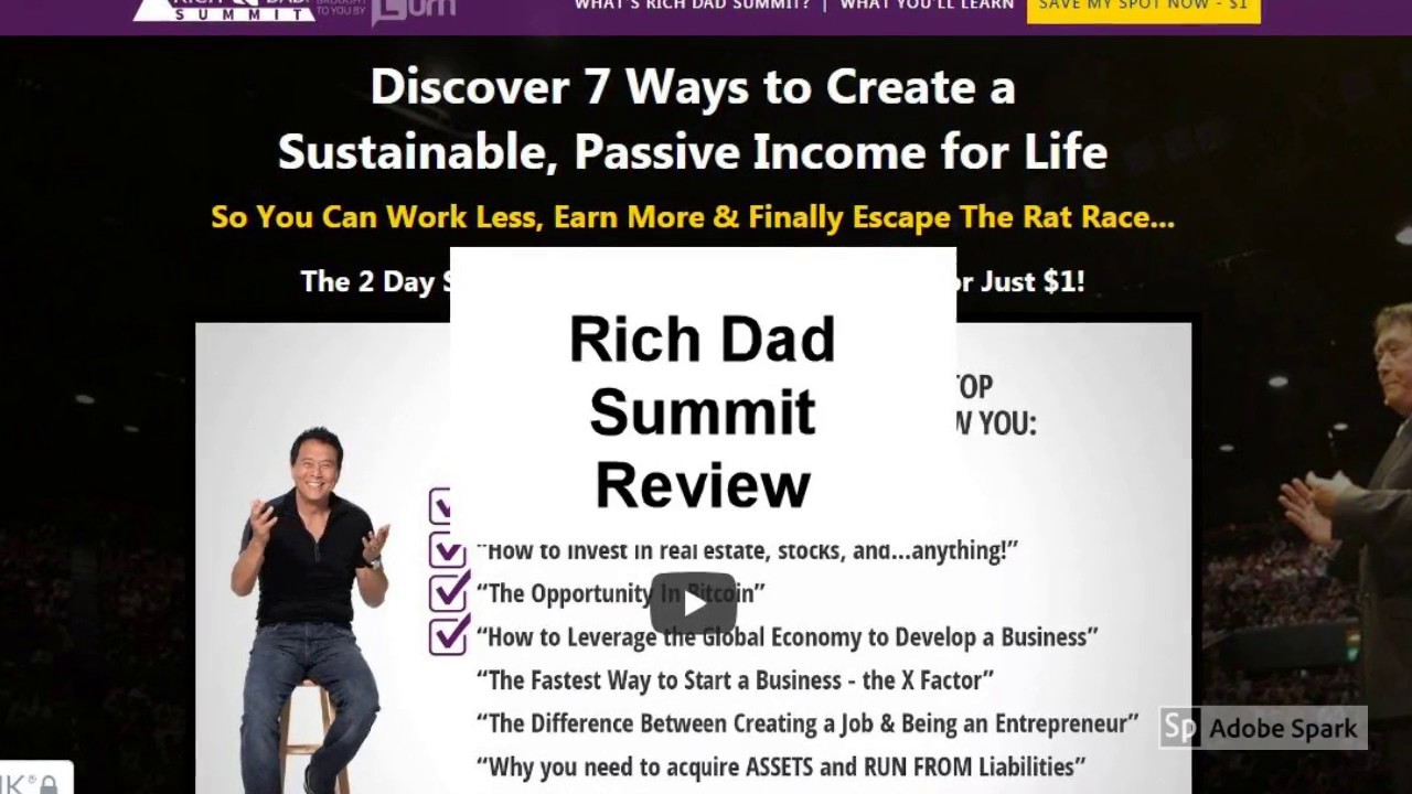 Rich Dad Summit Review Is Rich Dad Summit Good YouTube