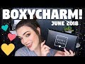 BOXYCHARM UNBOXING + TRY ON! | THE BEST MONTH YET!? | June 2018 Boxycharm Unboxing