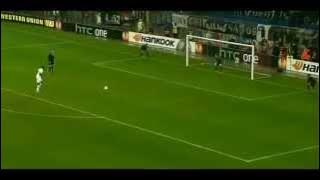 Adebayor penalty miss v Basel April 12 2013 with Sound Effects