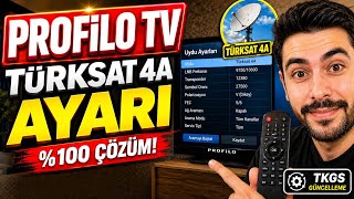 Profilo Tv Kanal Ayarlama | Türksat 4A Frekans Ayarı Ve Sinyal Yok- Android TV Profilo TV Uydu Ayarı screenshot 2