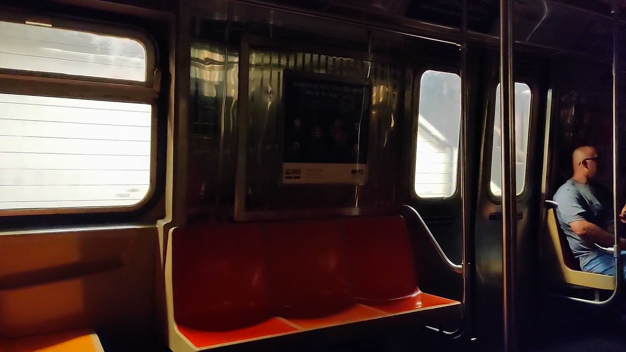 NYC Subway: R68 (N) Train Ride (With No Lights) from Lexington Ave to Times Square