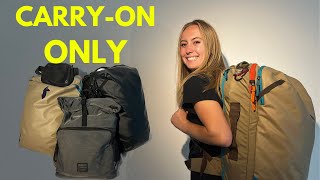 How We Pack For Long-Term Travel (CARRY-ON ONLY)