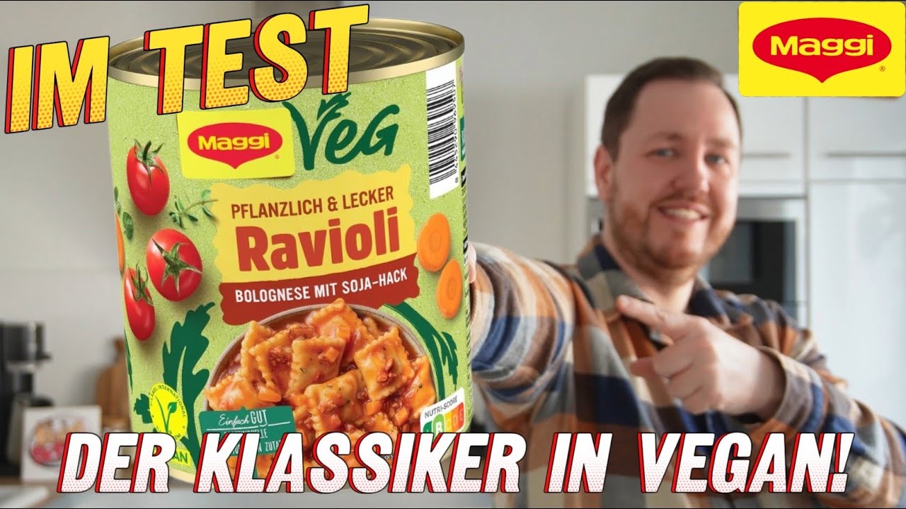 MAGGI: Ravioli Veg Bolognese mit Soja-Hack im Test