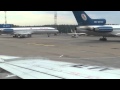 Belavia Tupolev Tu-154M Takeoff from Minsk, Belarus - Window View