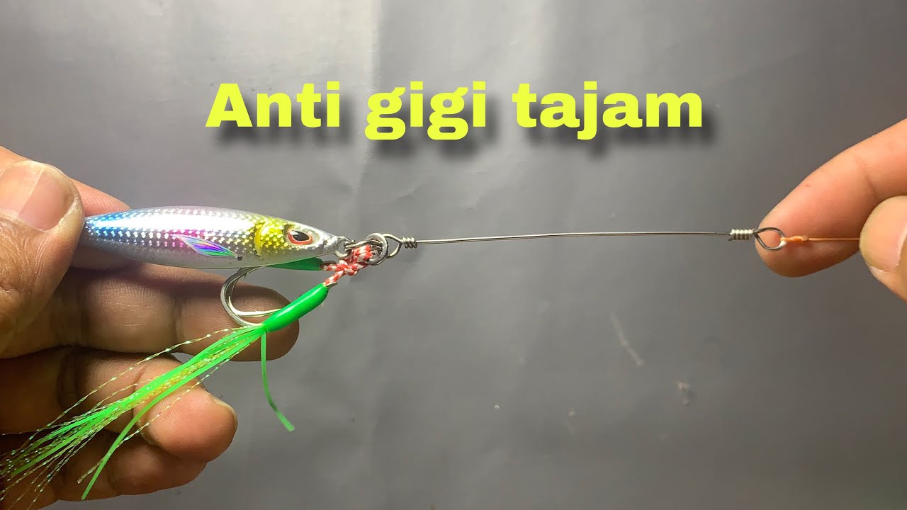 CARA MENGIKAT KAIL PANCING || ANTI PUTUS || COCOK UNTUK IKAN PREDATOR ...