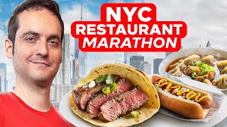 NYC Restaurant Marathon (100 Hours of the Best NYC Food!)