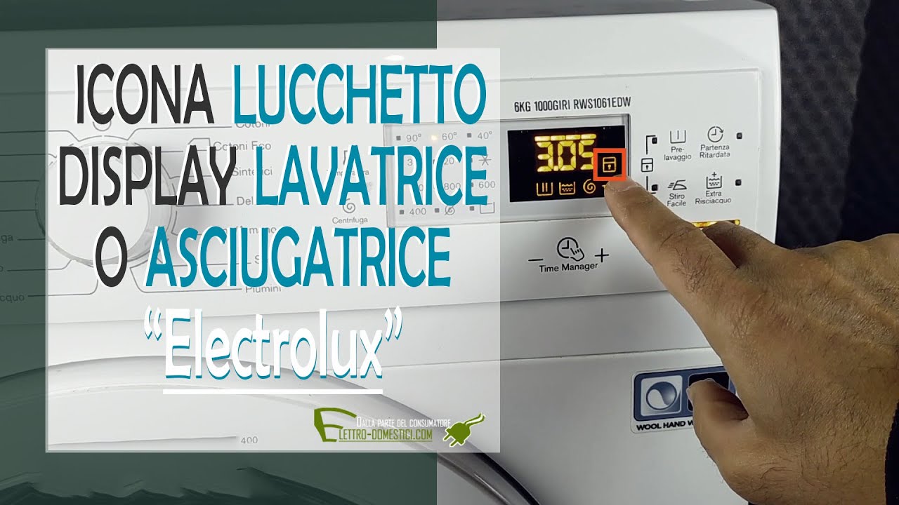 Lavatrice o asciugatrice Electrolux non cambia programmi