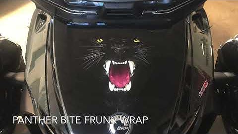2020 + BRP Can-am Spyder RT frunk wrap installation video
