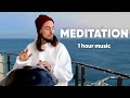 Meditation with sea view  handpan 1 hour music  pelalex hang drum music for meditation 39