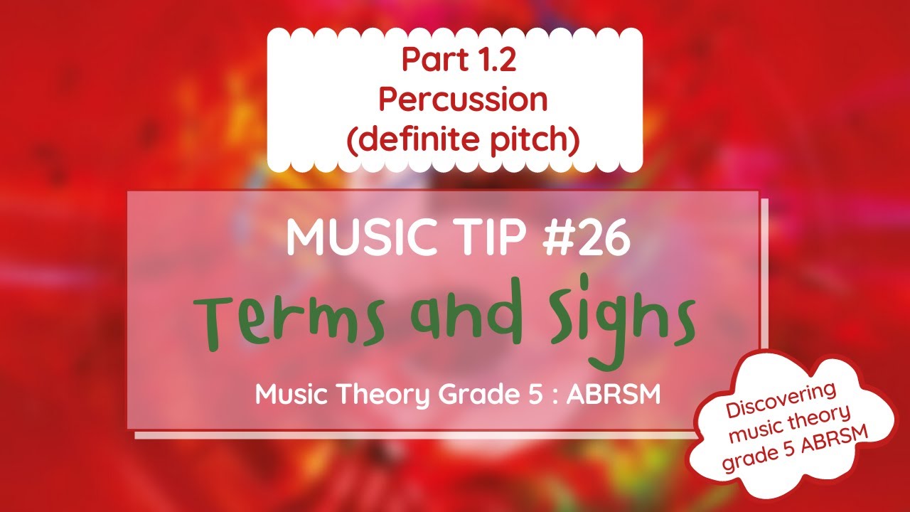 Music Tip 26 Did You Know Terms and Signs Music Theory Grade 5