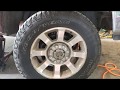 2008 Ford F-250 Super Duty front wheel bearing assembly replacement