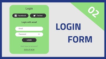 Animated Login Form With Show/Hide Password Feature