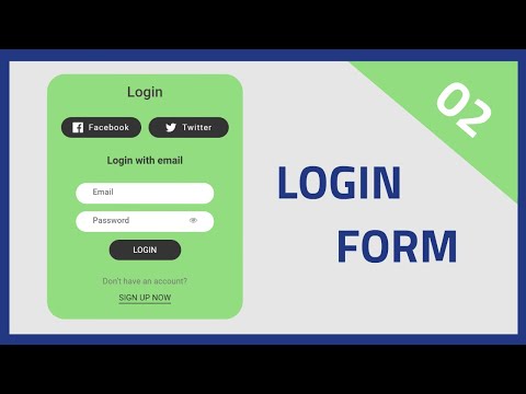 Animated Login Form With Show/Hide Password Feature