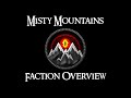 MISTY MOUNTAINS: FACTION OVERVIEW - Third Age: Total War (Reforged)